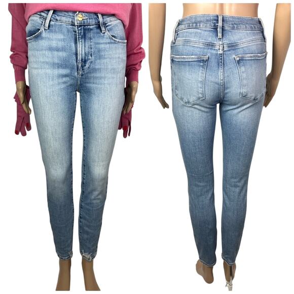 Frame Women's Le High Stretch Skinny Jeans in Hidalgo Chew - Picture 11 of 11